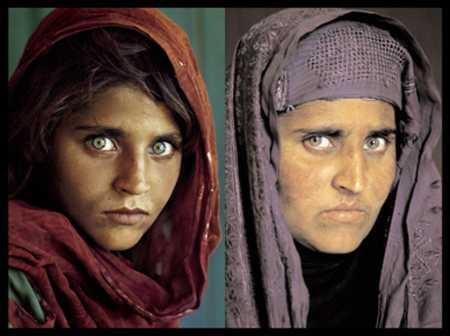 The beautiful Pashtun girl with bright green eyes could have been a 